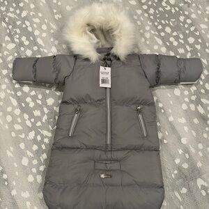 Baby puffer snow suit